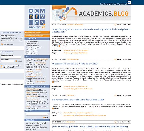 Academics Blog