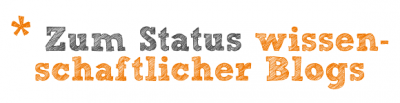 Wissenschaftsblogs - Status