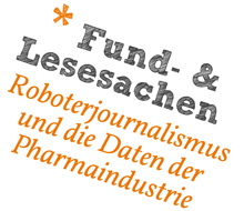 Roboterjournalismus-Pharmaindustrie