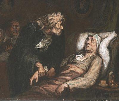 Der eingebildete Kranke - Honoré Daumier